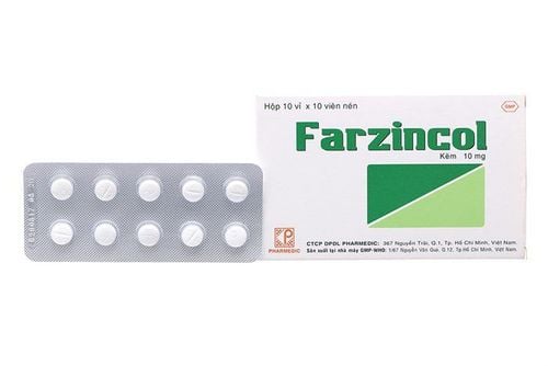 
Thuốc farzincol 10mg một loại thuốc phổ biến, thường được điều chế thành dạng viên nén
