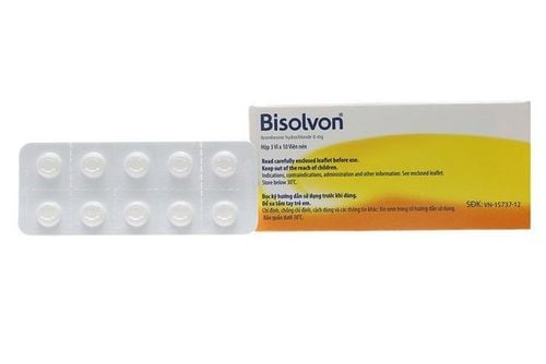 
Bisolvon 8mg là thuốc phế quản được sản xuất ở dạng viên nén
