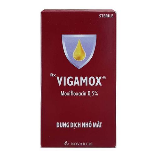 
Thuốc Vigamox là dạng thuốc nhỏ mắt với thành phần chính chứa một loại kháng sinh thuộc nhóm quinolon
