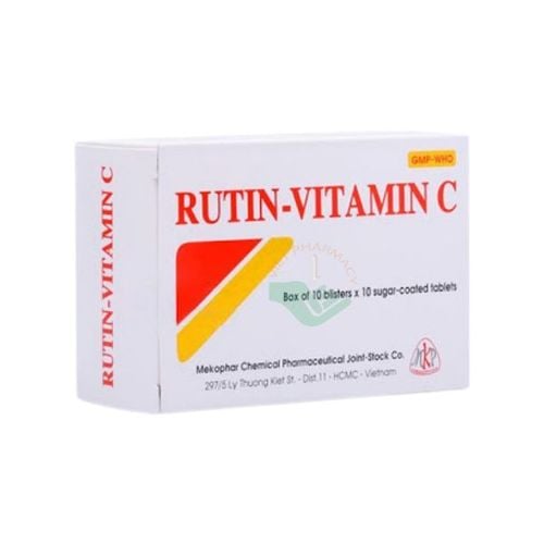 
Rutin C là một loại thuốc giúp bổ sung vitamin C và kháng chất
