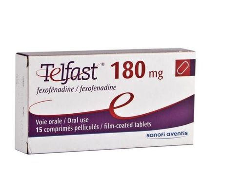 
Telfast 180mg là thuốc thuộc nhóm kháng Histamin và kháng dị ứng
