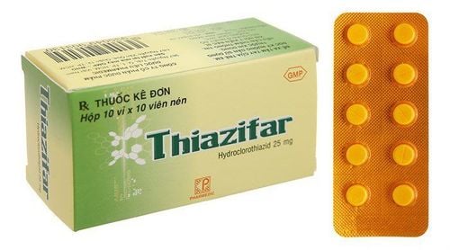 
Thiazifar là một trong các thuốc lợi tiểu nhóm thiazide
