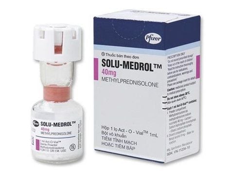 
Solumedrol 40mg có tác dụng chống viêm hoặc ức chế miễn dịch
