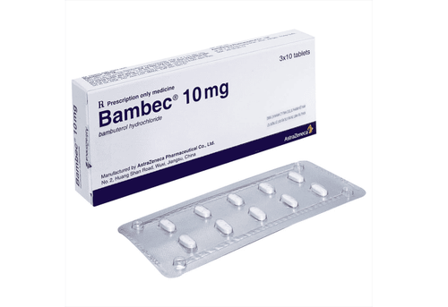 
Thuốc Bambuterol 10mg và Bambuterol 20mg là thuốc thuộc nhóm thuốc giãn phế quản
