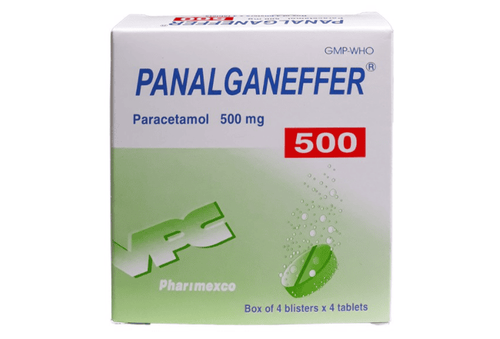 
Thuốc panalganeffer 500 có công dụng hạ sốt và giảm đau
