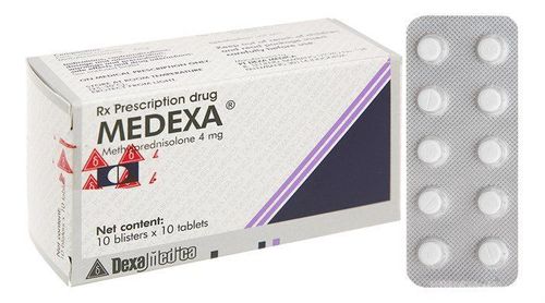 
Medexa 4mg có chứa thành phần là Methylprednisolone
