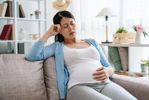 Why do you have headaches in the 4th month of pregnancy?