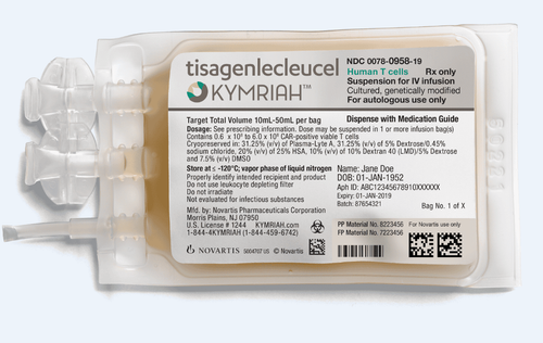 Uses of Tisagenlecleucel