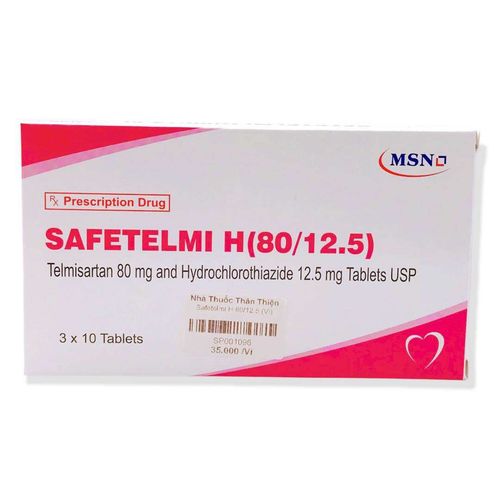Công dụng thuốc Safetelmi h 80/12.5