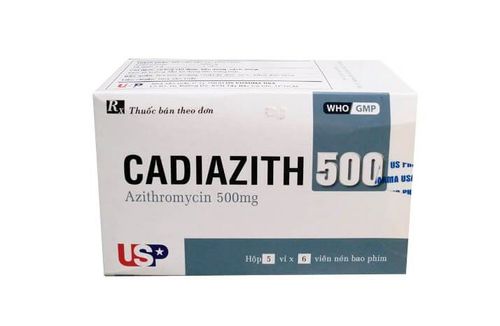 Công dụng thuốc Cadiazith 500mg