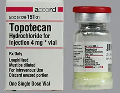 Topotecan IV drug use