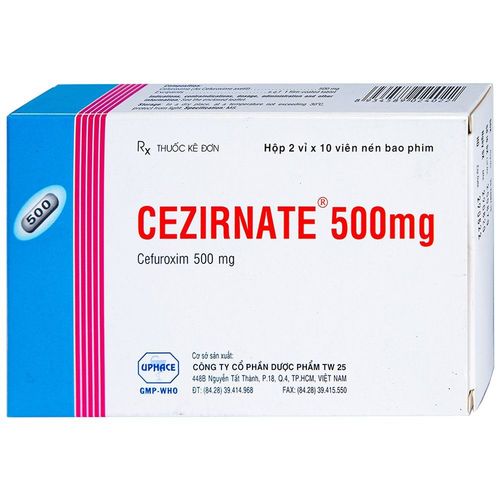 Cezirnate 500mg là thuốc gì?