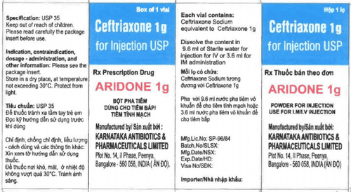 Uses of Aridone 1g