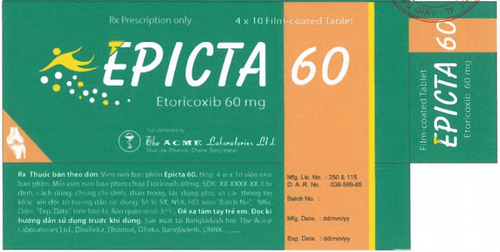 Công dụng của thuốc Epicta 60