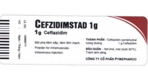 Uses of Cefzidimstad 1g