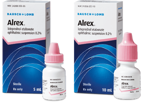 Uses of the drug Alrex