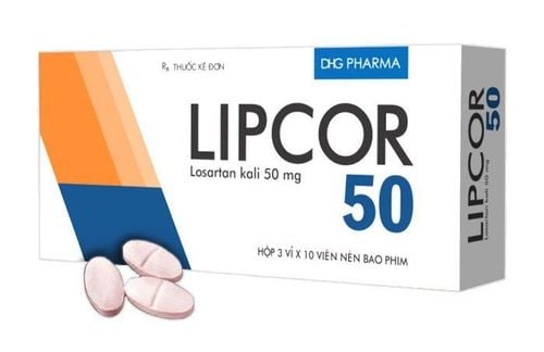 
Thuốc Lipcor 50 được bào chế dưới dạng viên nén bao phim hình bầu dục màu trắng hoặc trắng ngà
