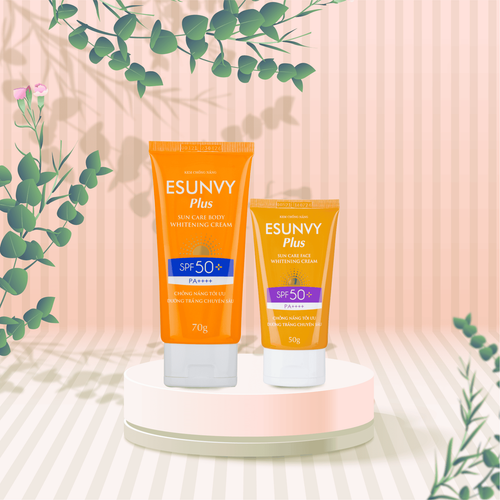 Kem chống nắng Esunvy Plus Sun Care: Chống nắng tối ưu, dưỡng trắng chuyên sâu