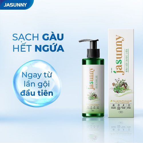 Dầu gội dược liệu Jasunny: Sạch gàu - hết ngứa ngay từ lần gội đầu tiên