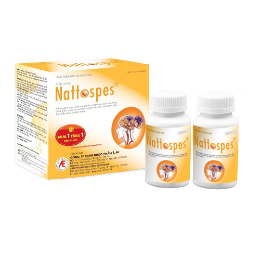 Nattospes - thực phẩm bảo vệ sức khỏe phòng đột quỵ và cải thiện di chứng sau tai biến