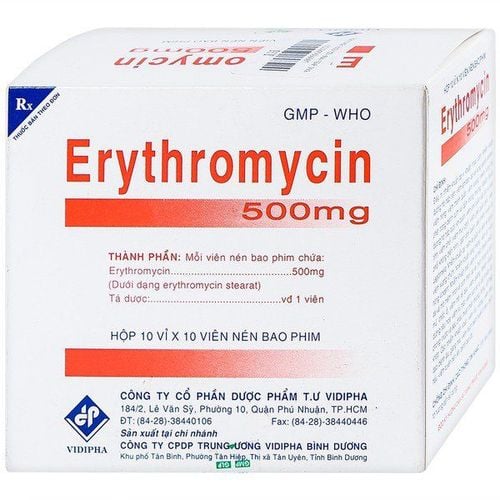 Công dụng của erythromycin thuốc bôi