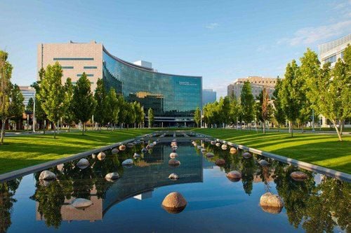 The headquarters of Cleveland Clinic (currently), one of the largest nonprofit academic healthcare systems and among the top healthcare providers in the world.