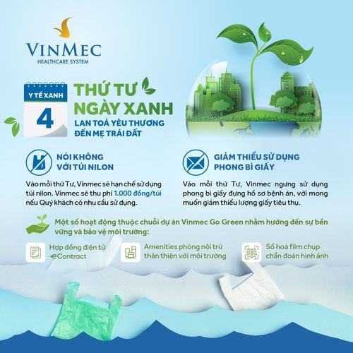 VINGROUP TOWARDS NET ZERO - VINMEC LAUNCHES "WEDNESDAY - GREEN HEALTHCARE"