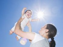 What time should a newborn sunbathe?