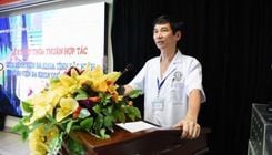 Specialist Level 2 Doctor Ha Ba Chan - Director of Bac Ninh Provincial General Hospital gave the opening speech at the ceremony
