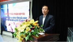 Mr. Nguyen Chi Hanh - Deputy Director of Bac Ninh Provincial Department of Health spoke at the ceremony