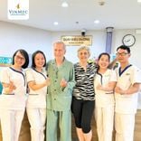 A Dutch patient who suffered a cerebral infarction while traveling in Vietnam was successfully treated.