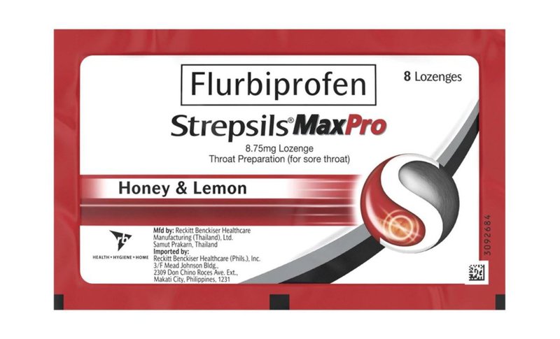Viên ngậm Flurbiprofen (biệt dược Strepsils Maxpro)
